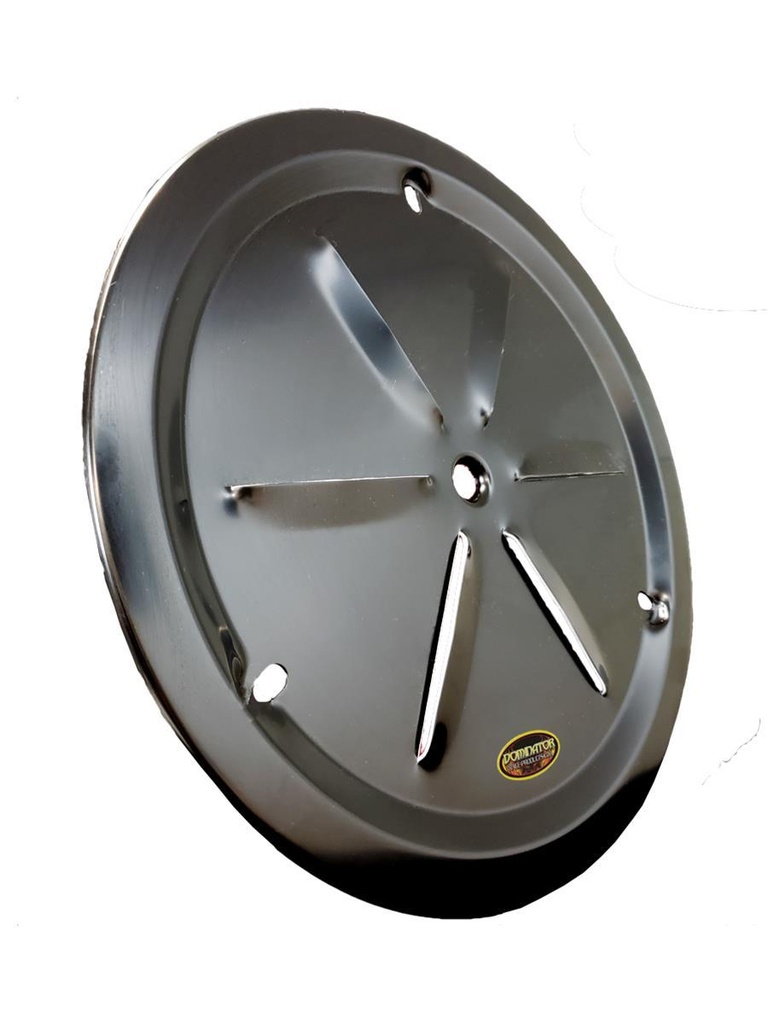 [DOM1031-B-BK] Dominator Race Products - Wheel Cover Louver Vent Alum Bolt 15in Black