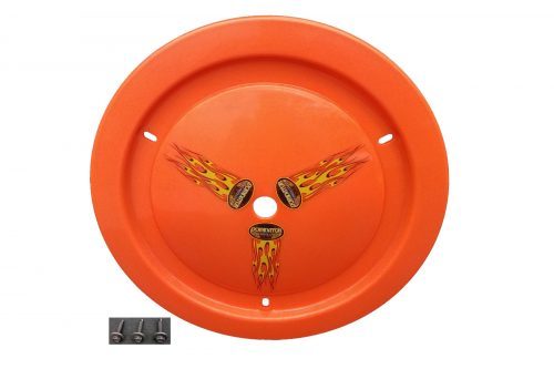[DOM1006-B-FLO-OR] Dominator Race Products - Wheel Cover Bolt-On Fluo Orange Real Style