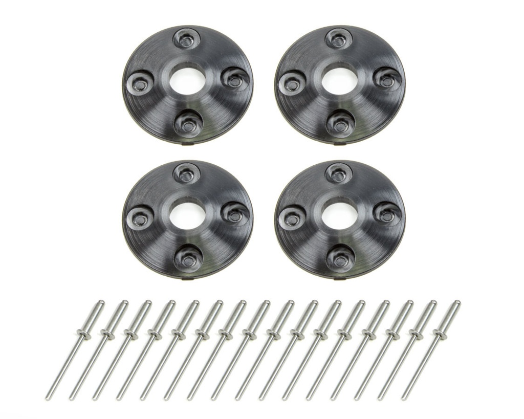 [DOM1202-BK] Dominator Race Products - Scuff Plate Plastic 4pk Black