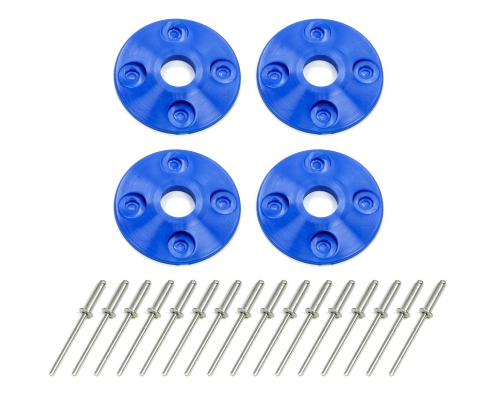 Dominator Race Products - Scuff Plate Plastic 4pk Blue