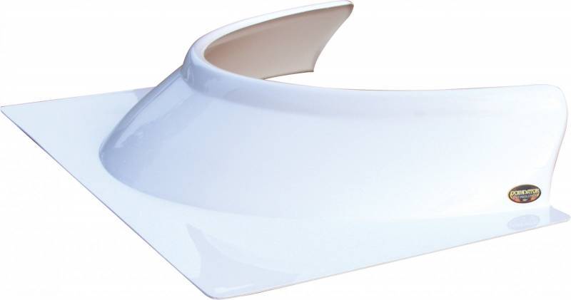 Rock Guard Formed 3In Tall White