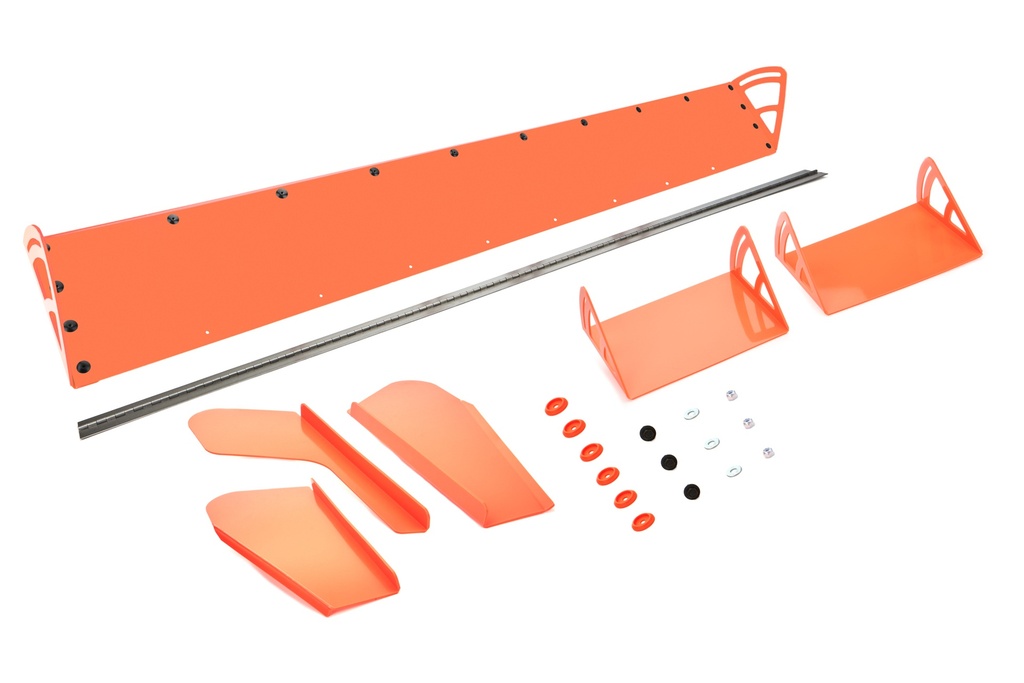 [DOM920-FLO-OR] Plastic Spoiler 8x72in LM Fluorescent Orange