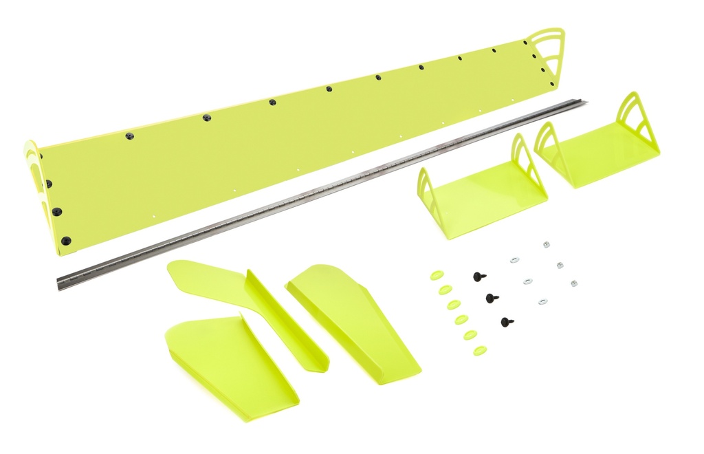 [DOM920-FLO-YE] Plastic Spoiler 8x72in LM Fluorescent Yellow