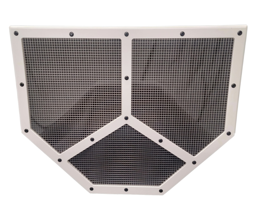 [DOM551-WH] Shaker Screen Radiator Mod White