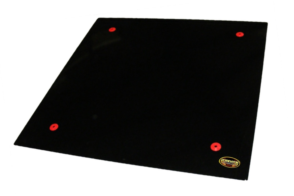 [DOM755-BK] Hood Late Model Panel Black 48in x 54in