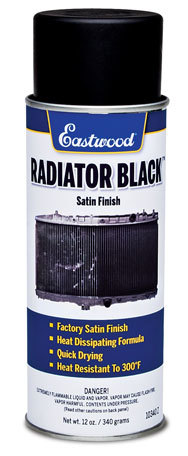 [EAS10340Z] Eastwood - Radiator Black Paint Satin 12oz Aerosol