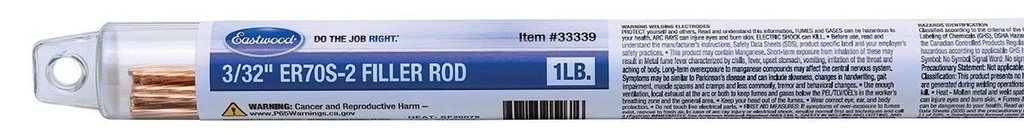 [EAS33339] Eastwood - Filler Rod ER70S-2 3/32 1LB