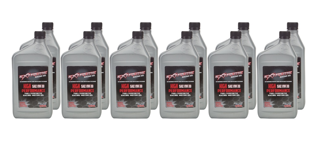 [EROHP0W30C] Extreme Racing Oil - 0W30 Full Synthetic 12 X 1 Quart