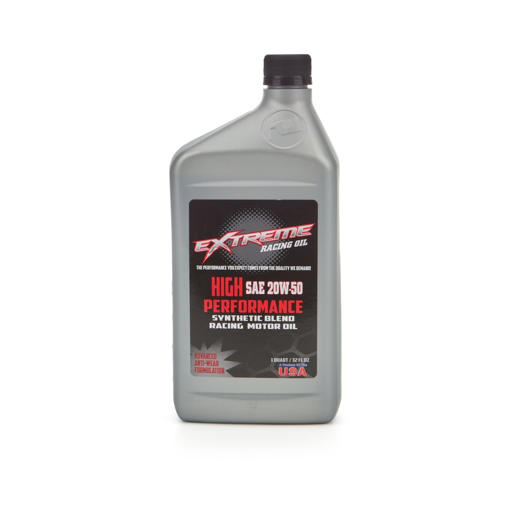 Extreme Racing Oil - 20W50 Synthetic Blend 1 Quart