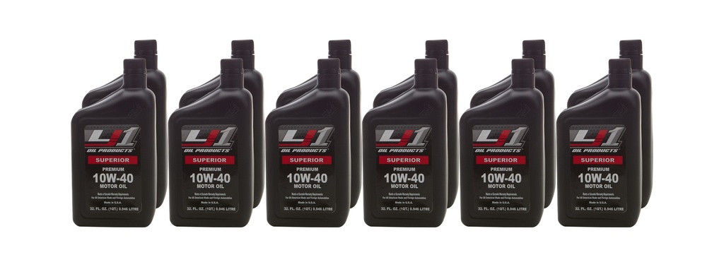 Extreme Racing Oil - 10W40 Premium Blend 12 X 1 Quart