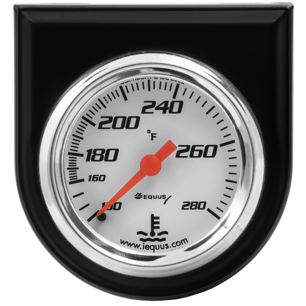 [EQUE5242] Equus - 2.0 Dia Water Temp Gauge W/Black Panel