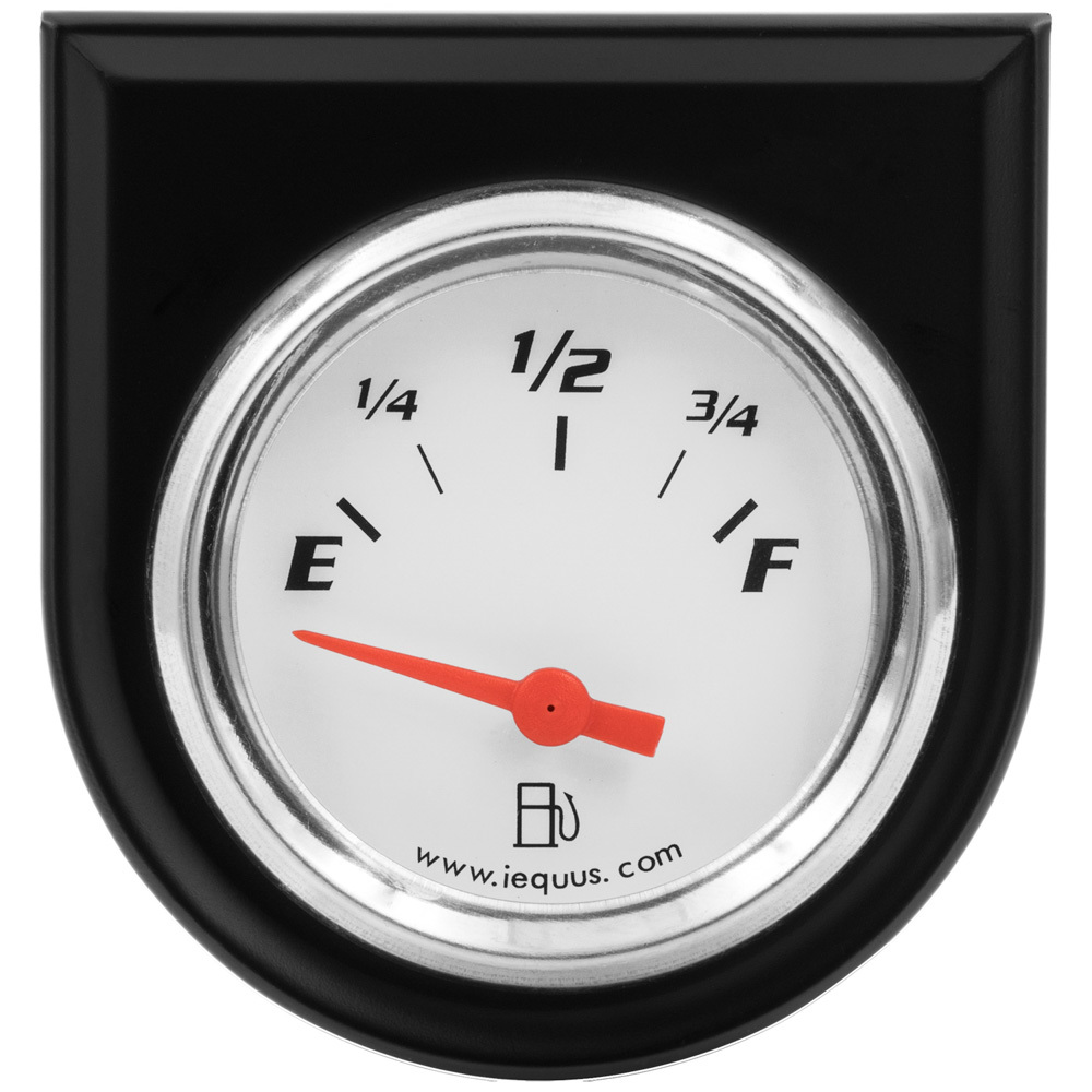 [EQUE5362] Equus - 2.0 Dia Fuel Level Gauge W/Black Panel