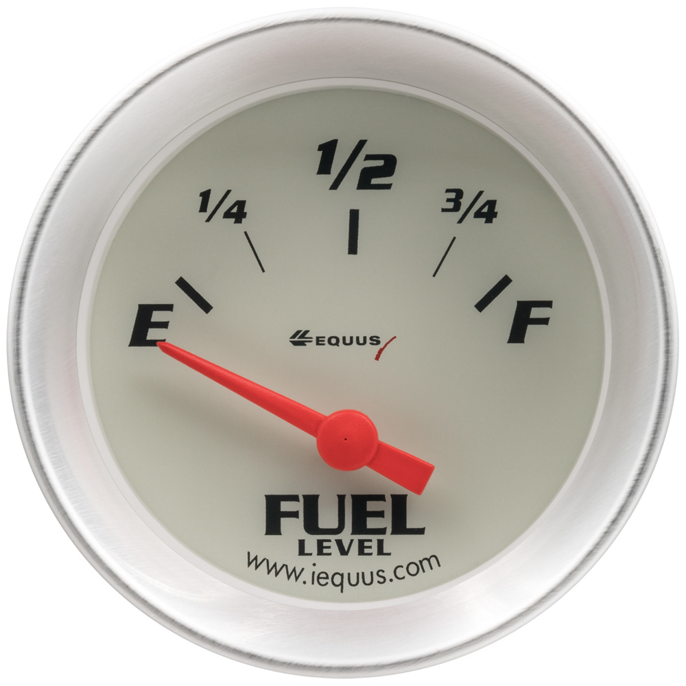 [EQUE8362] Equus - 2.0 Dia Fuel Level Gauge Silver