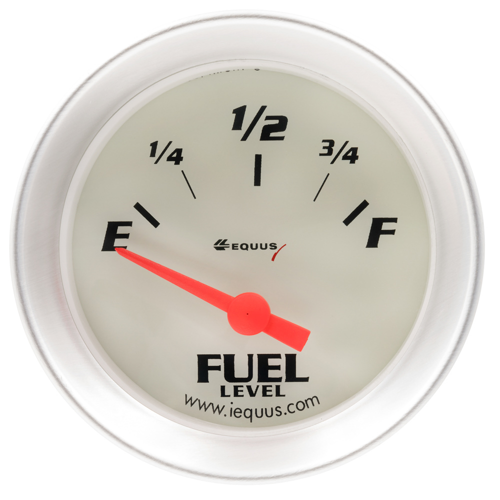[EQUE8363] Equus - 2.0 Dia Fuel Level Gauge Silver