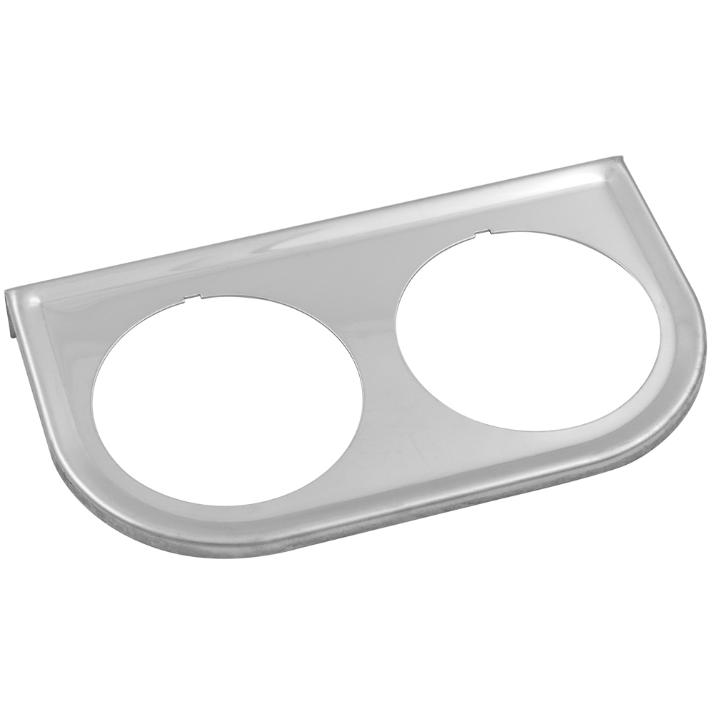 [EQUE9822] Equus - Gauge Mount Panel 2 In Chrome Double