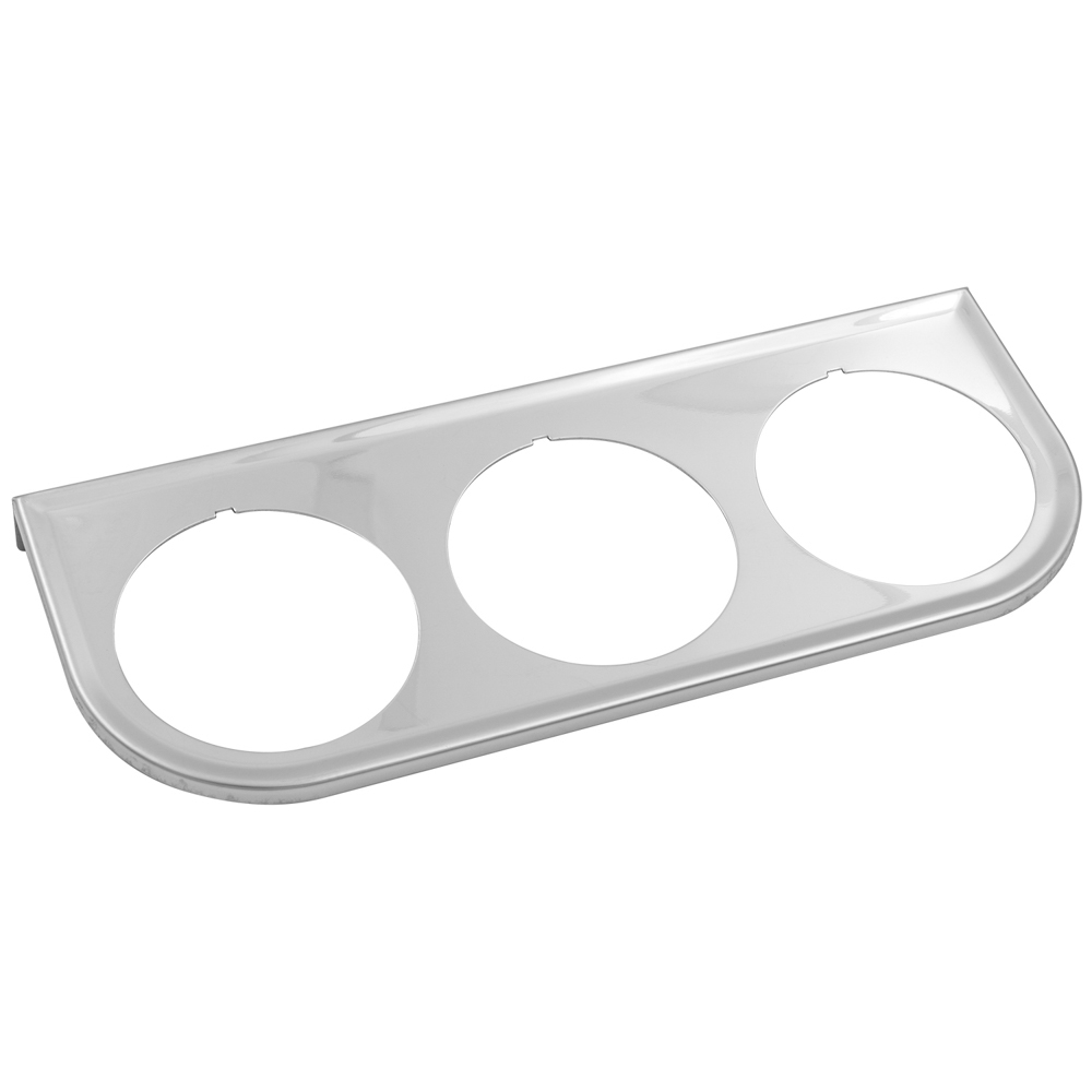 [EQUE9823] Equus - Gauge Mount Panel 2 In Chrome Triple
