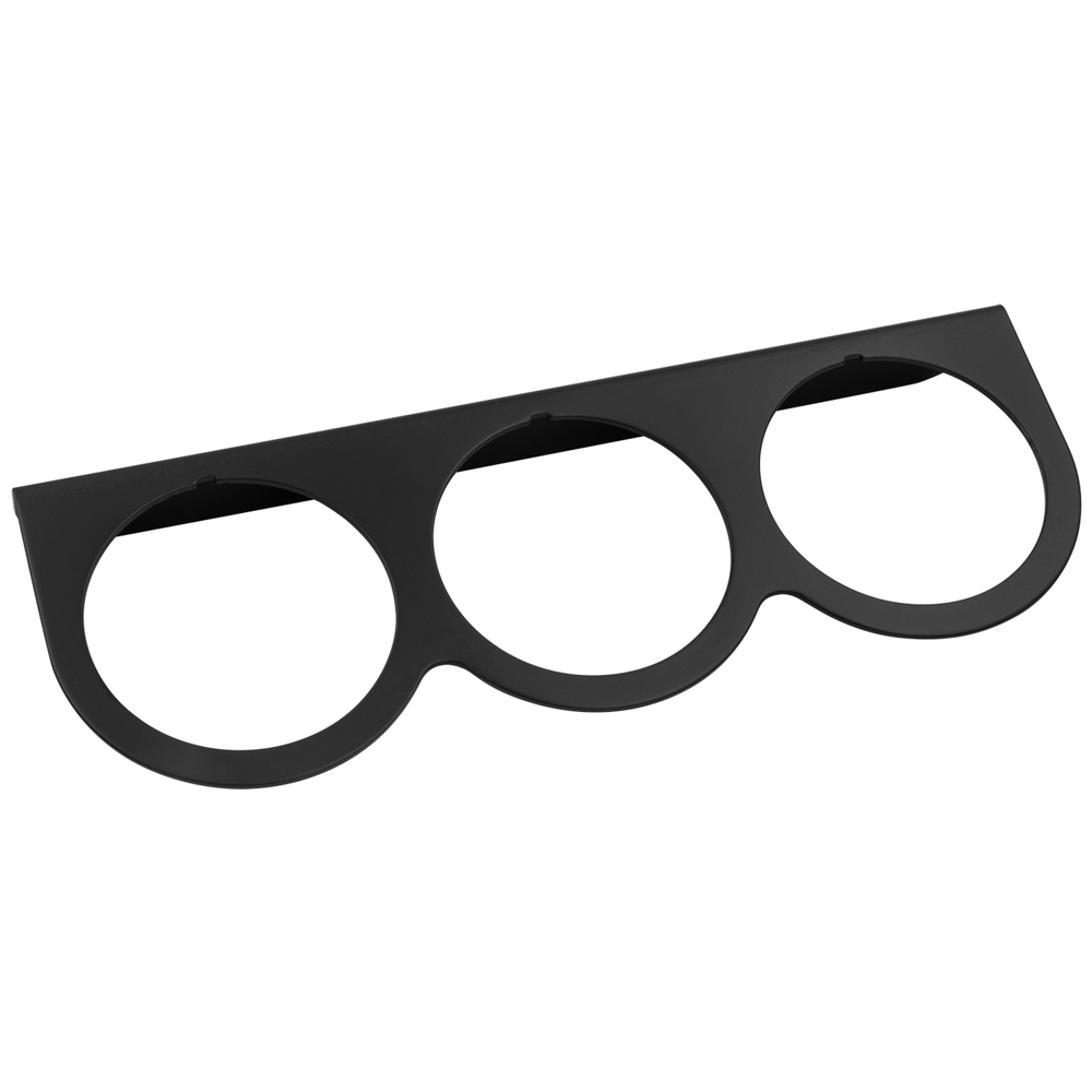 [EQUE9923] Equus - Gauge Mount Panel 2 In Black Triple