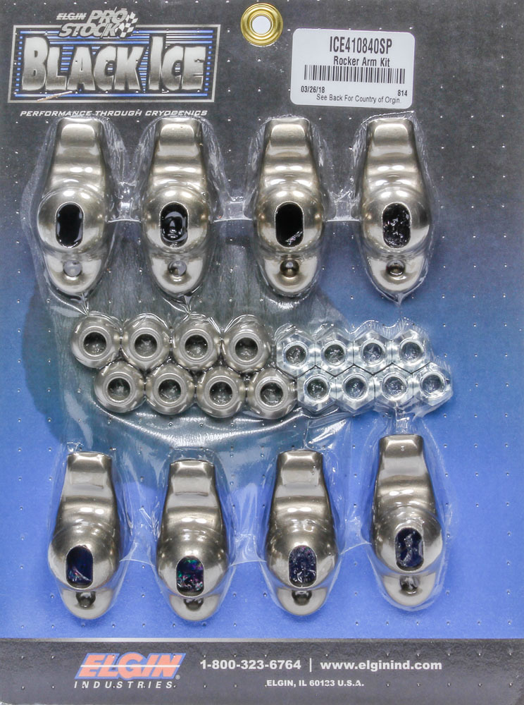 [ELGICE410840SP] Elgin - SBC B/I Rocker Arm Kit 1.60 Ratio 3/8 Stud