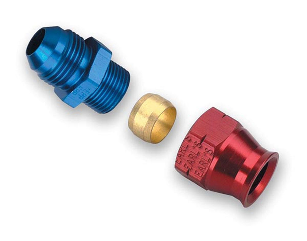 [EAR165008ERL] Earls - #8 Male Alum To 1/2In Tubing Adapter