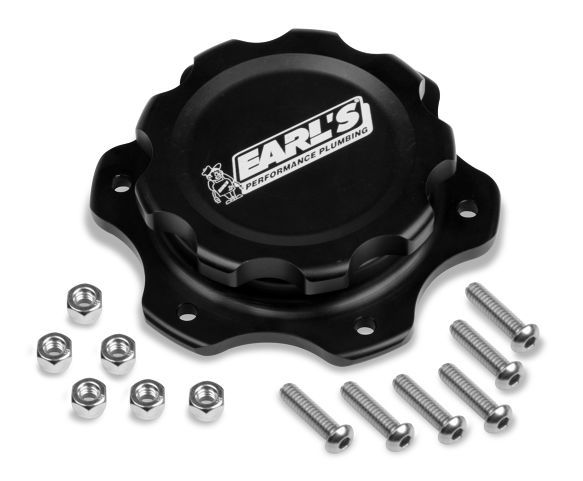 [EAR166016ERL] Earls - Alm Fuel Cell Cap & Bung W/6 Bolt Flange