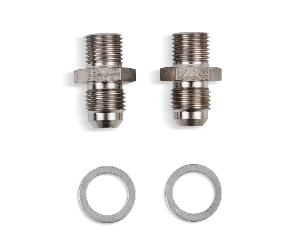 [EAR940006ERL] Earls - 6an Male To 1/4-18 Npsm Adapter Fittings 2pk
