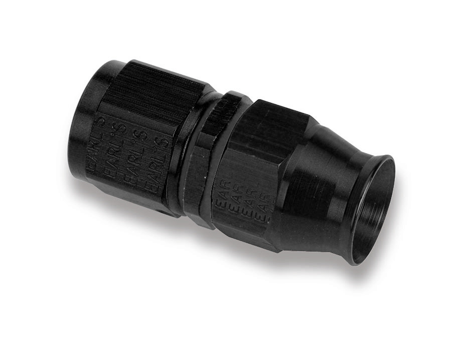 [EARAT600136ERL] Earls - #6 Alum Tfe Hose End Black