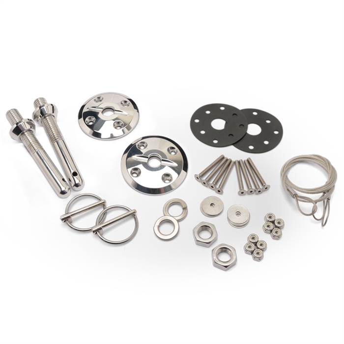 [EDDMS110-44P] Eddie Motorsports - Hood Pin Kit Thru-Bolt