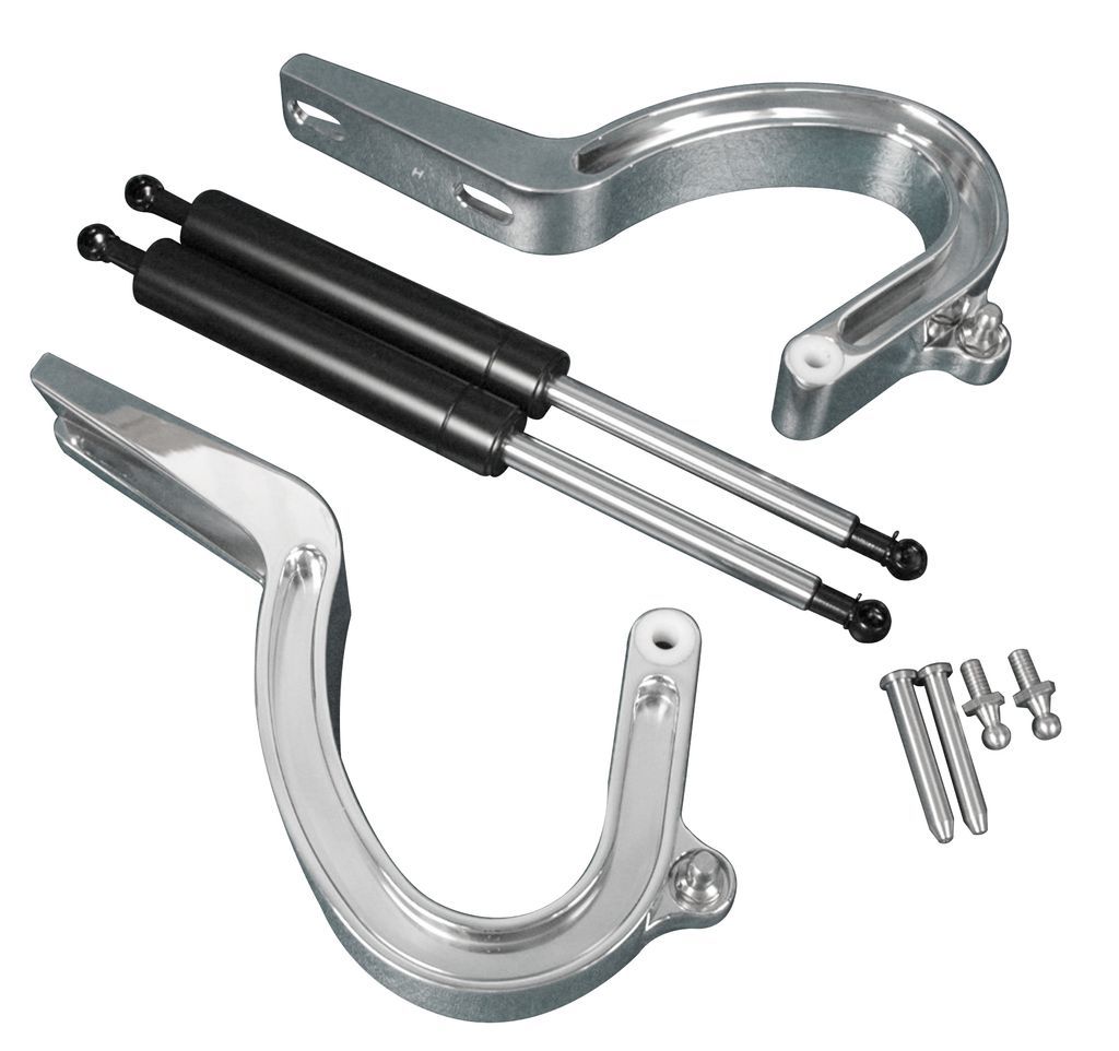 [EDDMS149-15P] Eddie Motorsports - Billet Trunk Hinges Polished