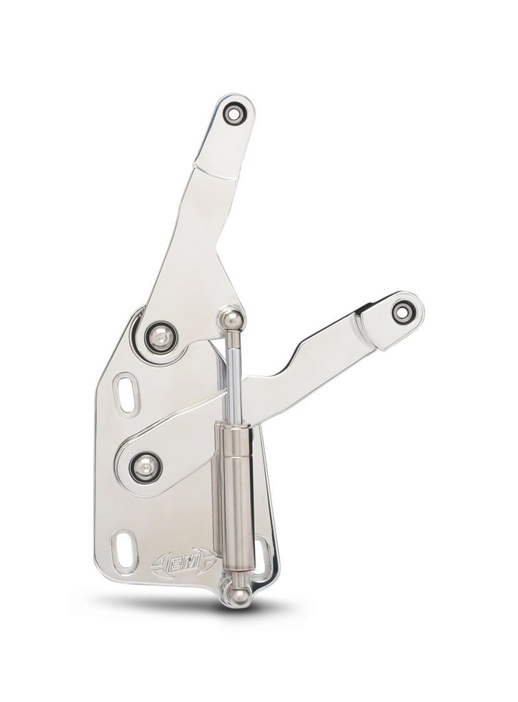 [EDDMS149-90P] Eddie Motorsports - Billet Hood Hinges Polished