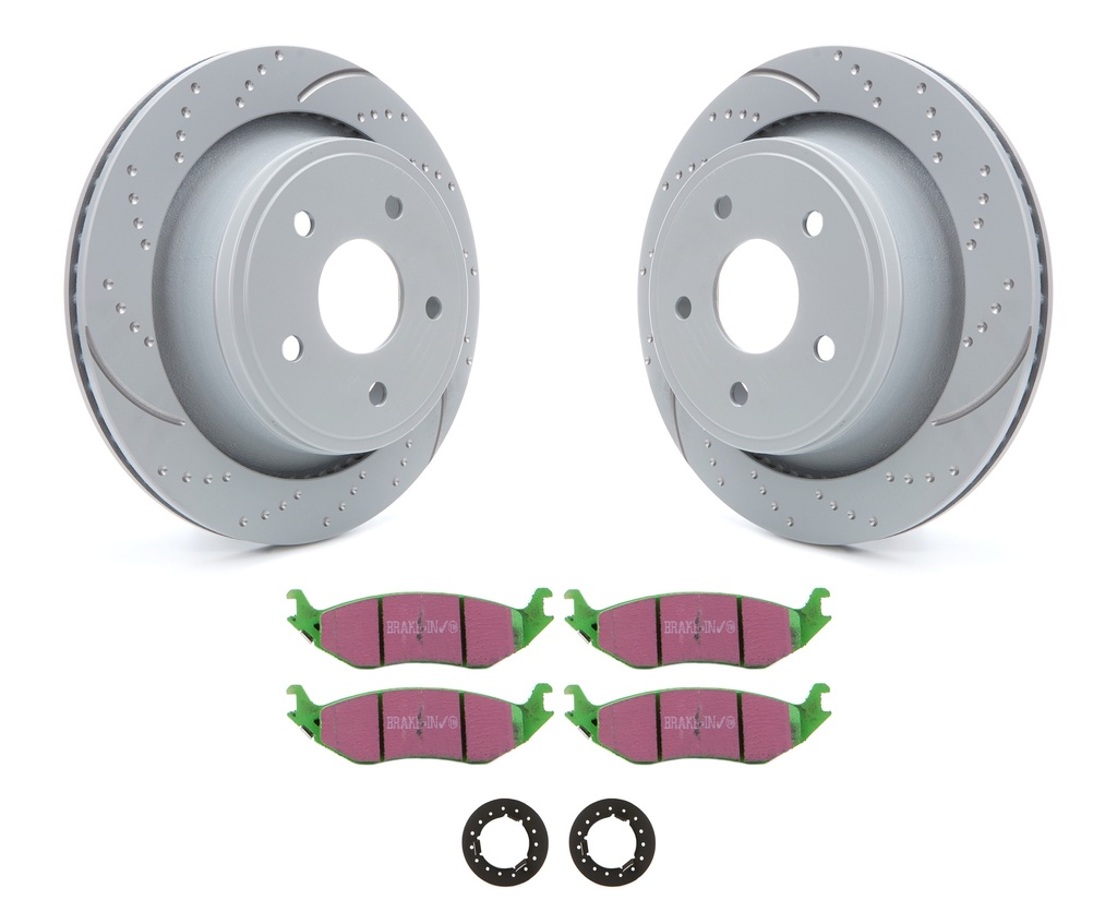 [EBCS3KR1053] Ebc Brakes Usa Inc - Brake Rotor & Pad Kit Greenstuff Durango