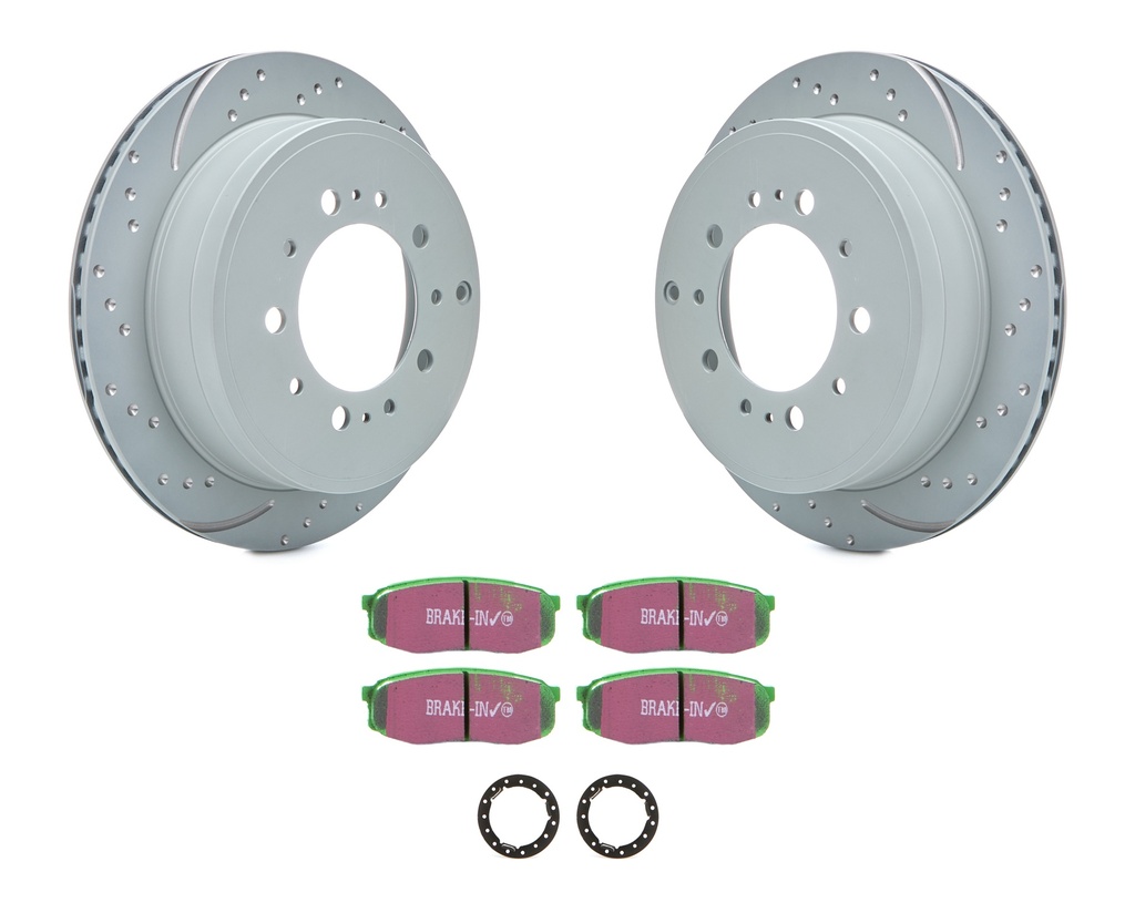[EBCS3KR1108] Ebc Brakes Usa Inc - Brake Rotor & Pad Kit Greenstuff Toyota/Lexus