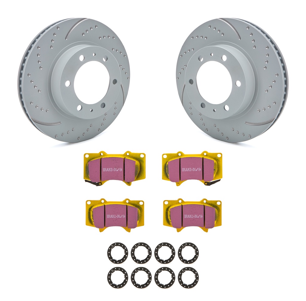[EBCS5KF1347] Ebc Brakes Usa Inc - Brake Rotor & Pad Kit Yellowstuff Toyota