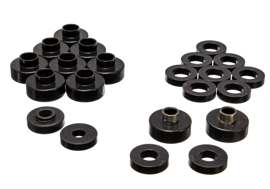 [ENE2-4103G] Energy Suspension - 76-79 Cj Body Mounts Black