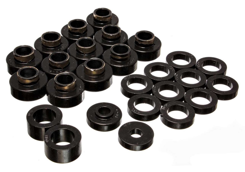 [ENE2-4104G] Energy Suspension - 81-86 Cj8 Body Mounts Black