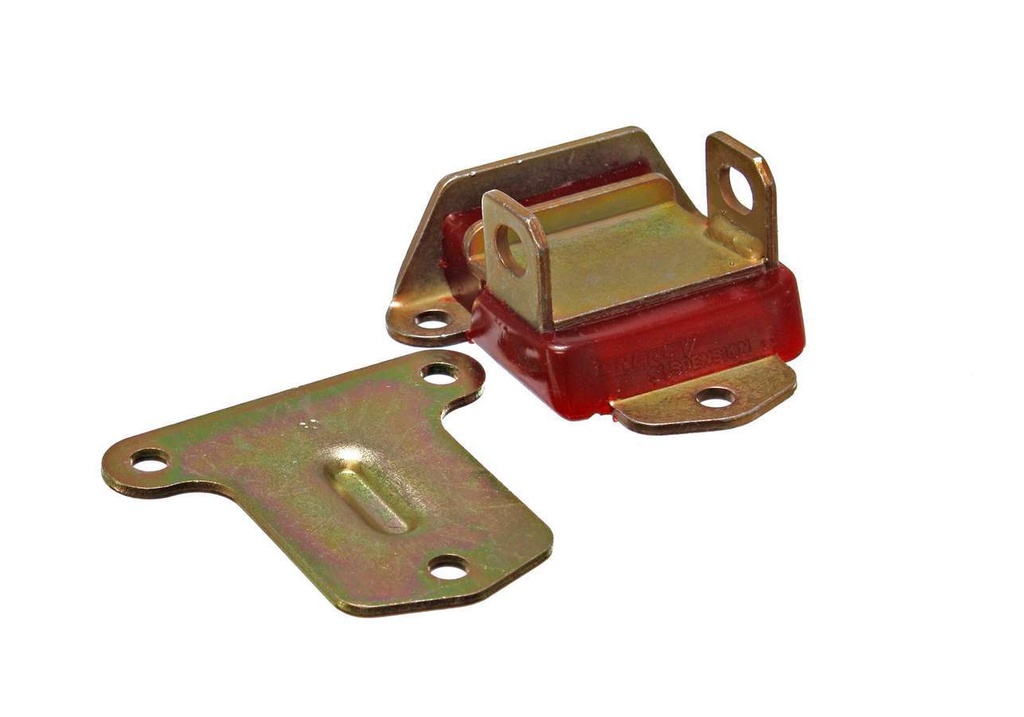 [ENE3-1114R] Energy Suspension - 58-72 Chev V8 Motor Moun Zinc Plated - Red