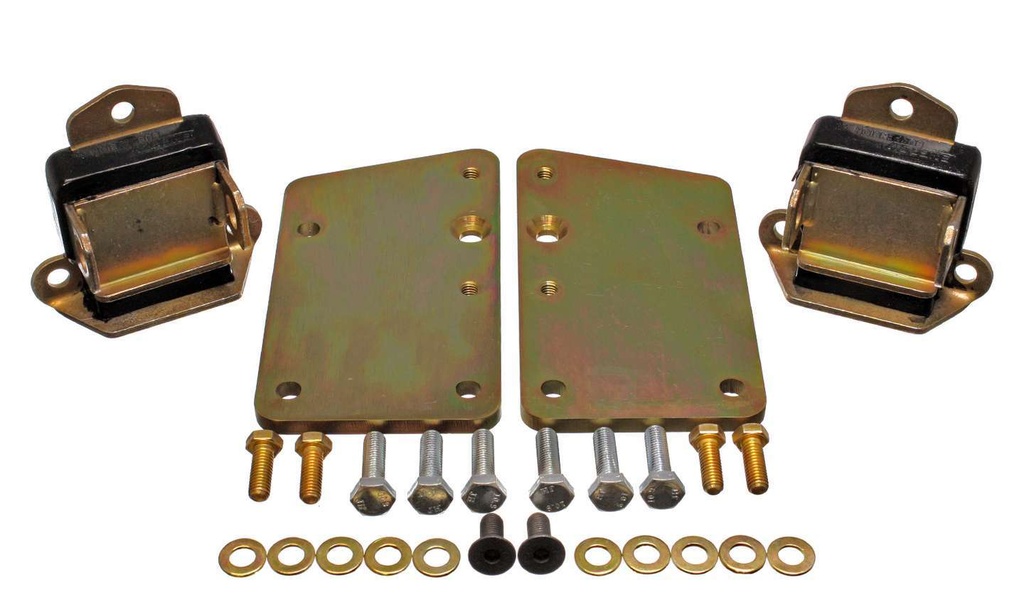 [ENE3-1148G] Energy Suspension - LS1 Engine Conversion Mounts Short/Wide Zinc
