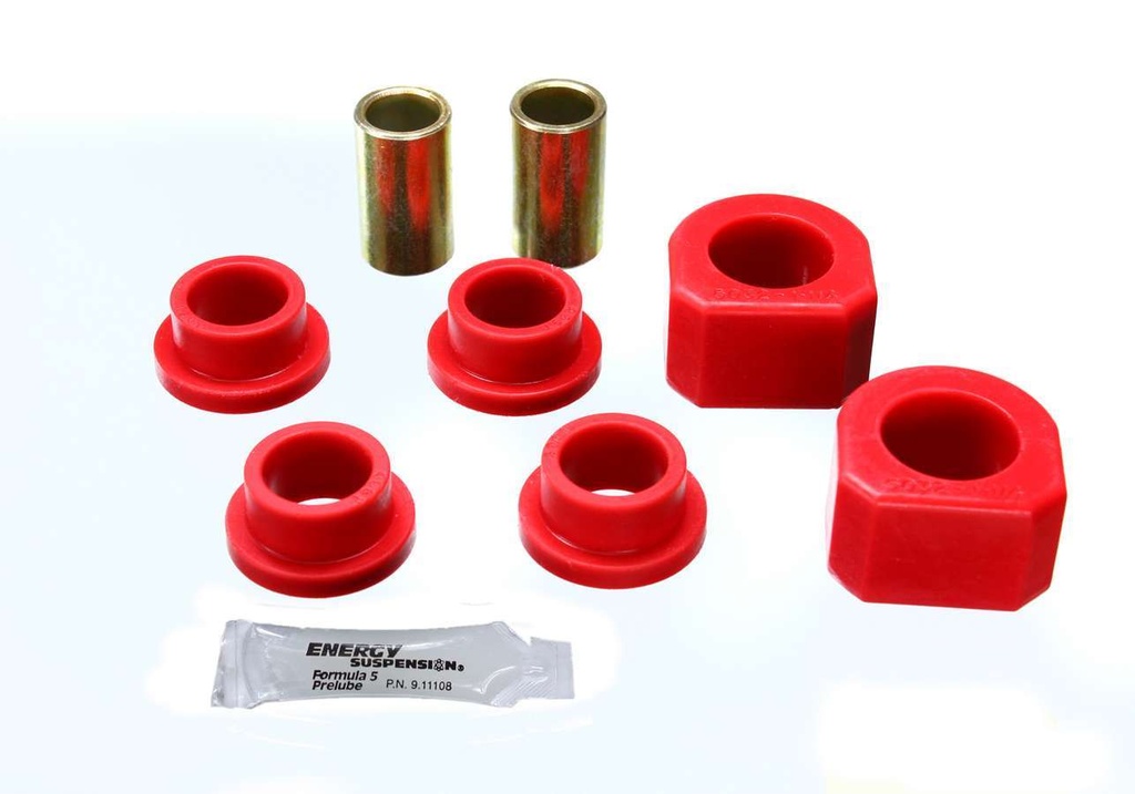 [ENE3-5118R] Energy Suspension - 1 1/4in 4wd Frt Stab Bushing Set Red