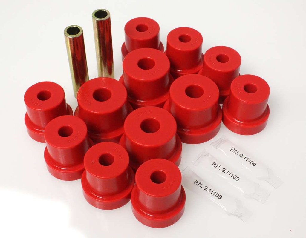 [ENE3-2103R] Energy Suspension - Gm Sprng Bush Red