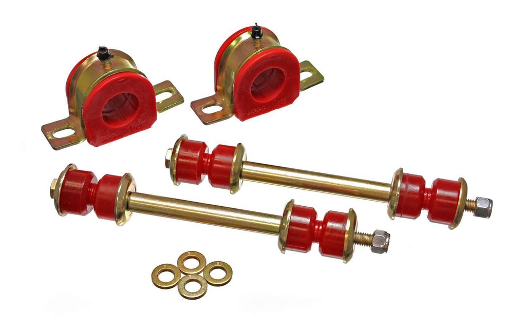 [ENE3-5214R] Energy Suspension - Front Sway Bar Bushing Set 32Mm Red