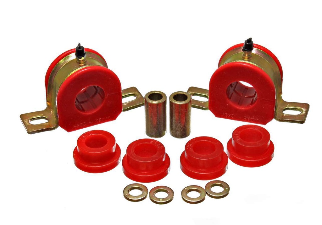 [ENE3-5215R] Energy Suspension - Rear Sway Bar Bushing Set 28Mm Red