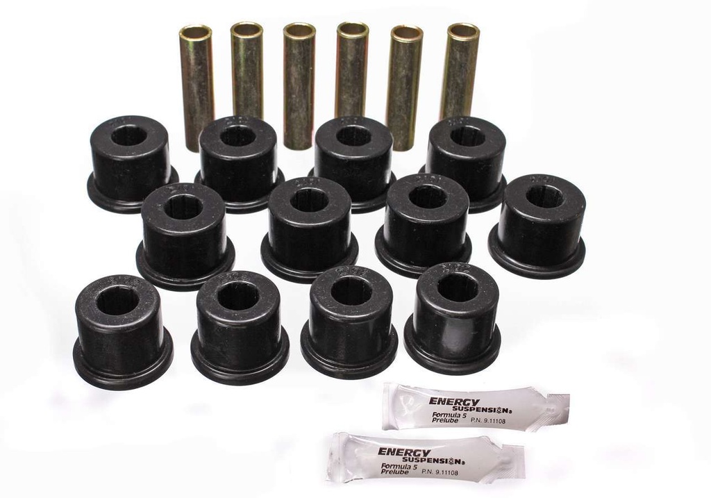 [ENE3-2128G] Energy Suspension - Chev 2wd/4wd Rr Spring Bushing Set Black