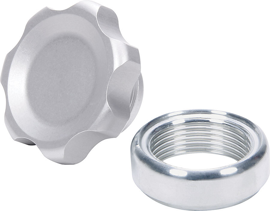 Allstar Performance - Filler Cap Silver With Weld-In Alum Bung Small