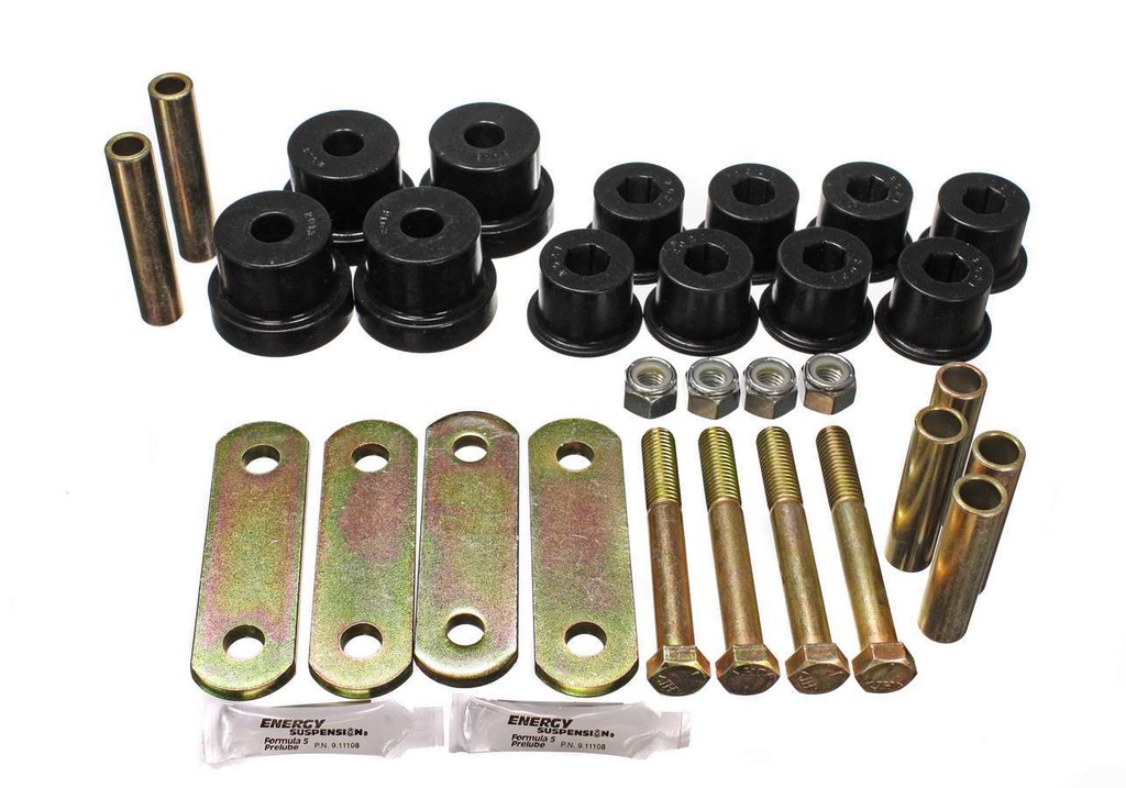 [ENE3-2136G] Energy Suspension - 67-69 Camaro Shackle Set Black