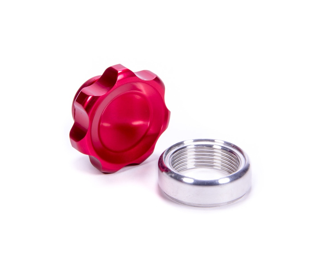 Allstar Performance - Filler Cap Red With Weld-In Alum Bung Small