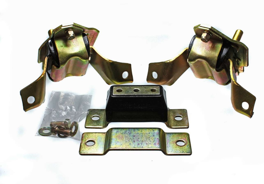 [ENE4-1124G] Energy Suspension - 5.0L Ford Motor Mounts Pair & Trans. Mount
