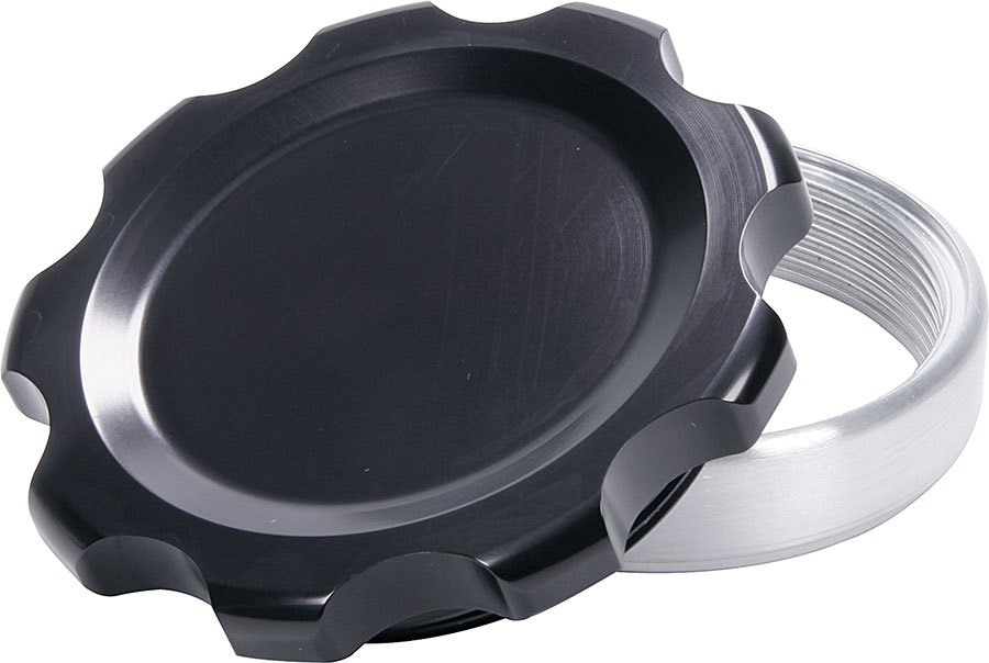 Allstar Performance - Filler Cap Black With Weld-In Steel Bung Large