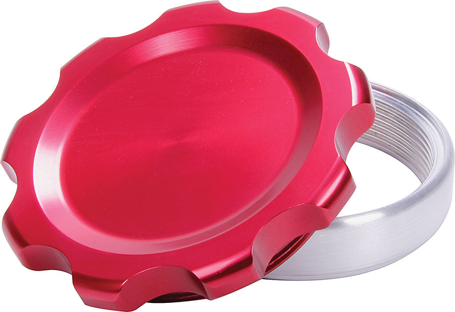 Allstar Performance - Filler Cap Red With Weld-In Steel Bung Large