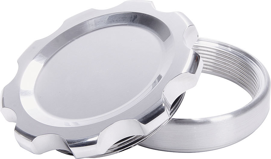 Allstar Performance - Filler Cap Polished With Weld-In Steel Bung Large