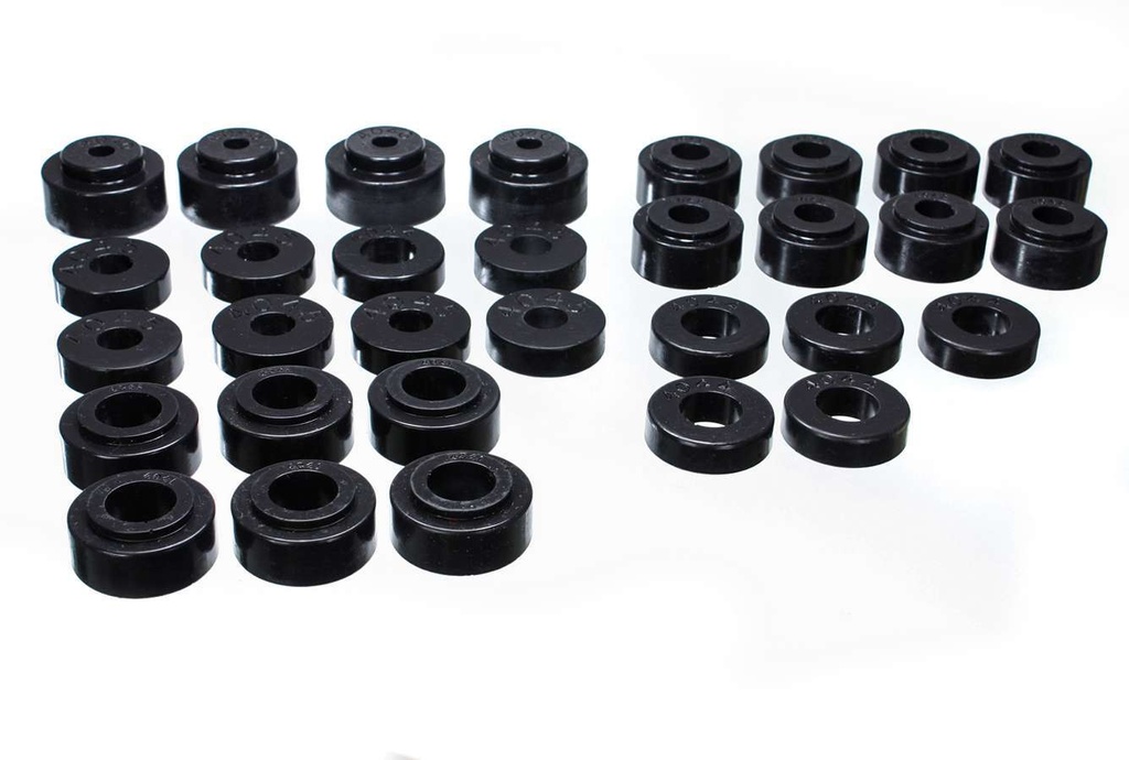 [ENE3-4115G] Energy Suspension - 68-72 Chevy Body Mounts Black