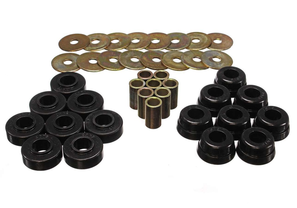[ENE3-4126G] Energy Suspension - 73-82 Vette Body Mounts Black